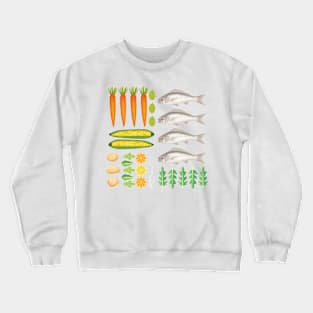 Veggie Flat Lay Crewneck Sweatshirt